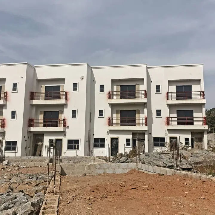 Construction and Finishing of Four Units Terraced Duplexes at Guzape, Abuja